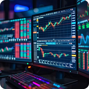 Trading-Bildschirme